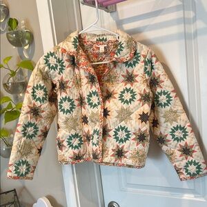 Cat & Jack Multicolor Star Pattern Puffer Jacket